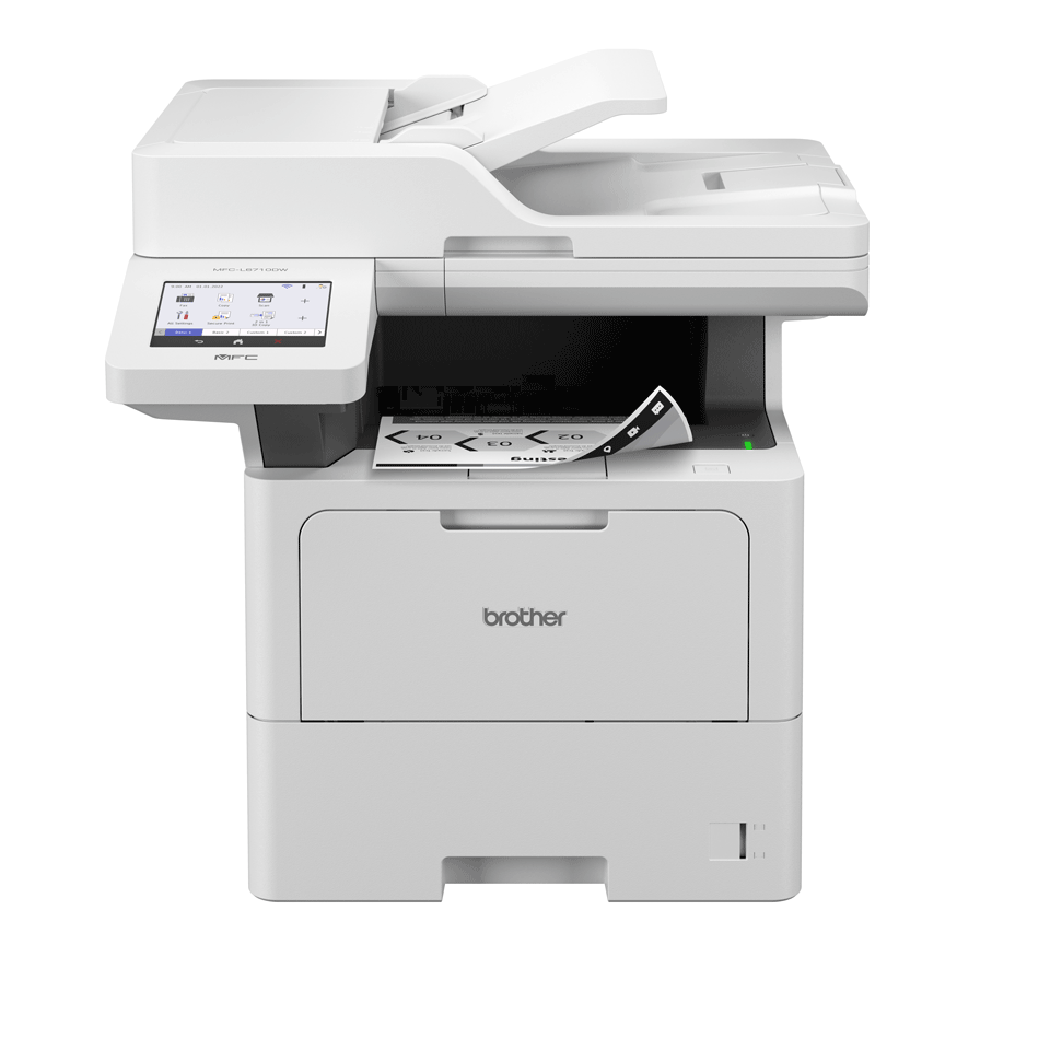 Brother MFC-L6710DW schwarz weiß Monochrom-Laserdrucker Multifunktionsgerät – Drucken, Scannen, Kopieren, Fax, WLAN, Duplex