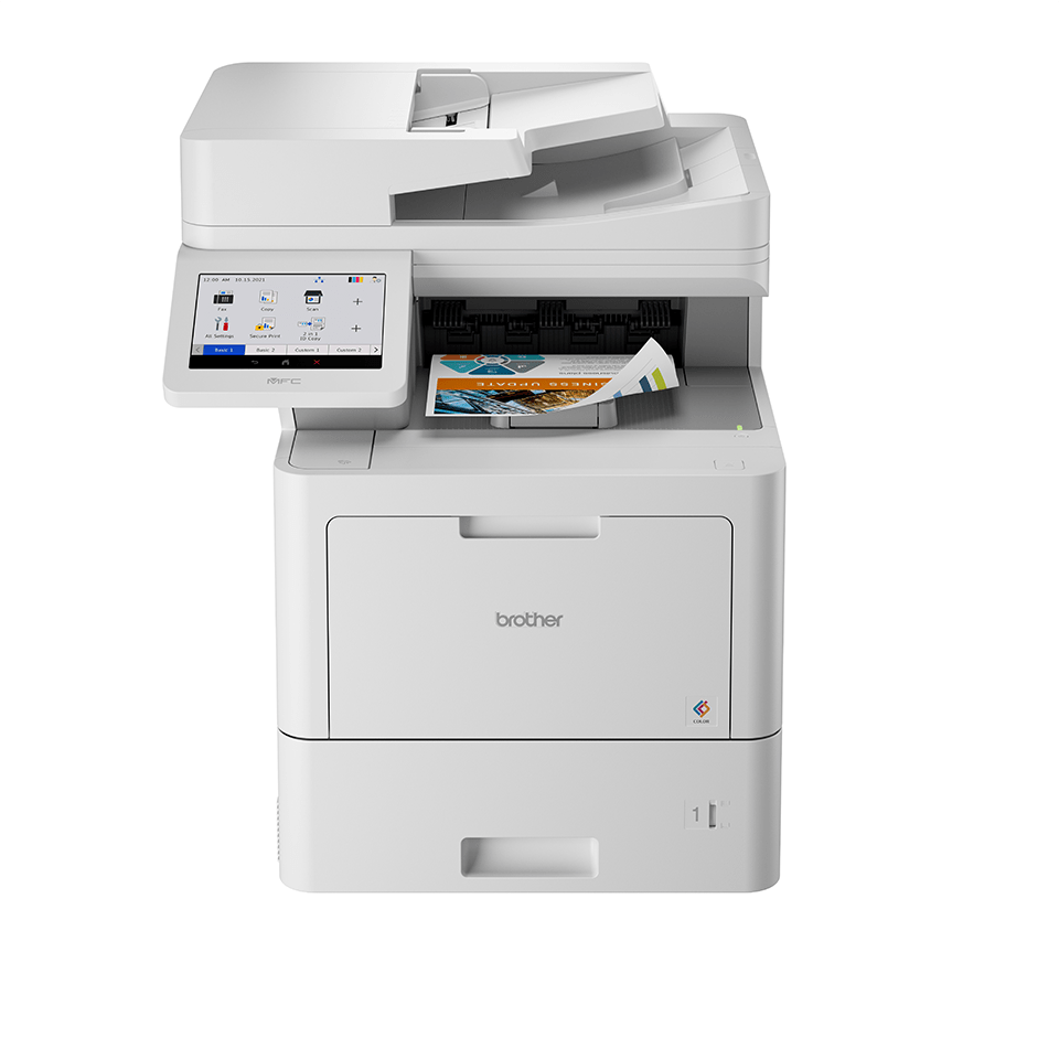 Brother MFC-L9670CDN Farblaser 4-in-1 Multifunktionsgerät A4 – 40 S/Min., Duplex Drucken/Kopieren/Scannen/Fax, ADF 100 Blatt, LAN, AirPrint, NFC